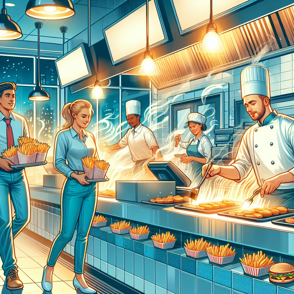 Fast Food Restaurant Illustration